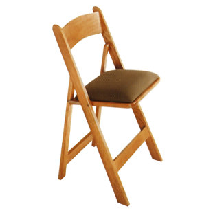 Card Table And Padded Chairs Wayfair Maple Wood Padded Folding Chair
