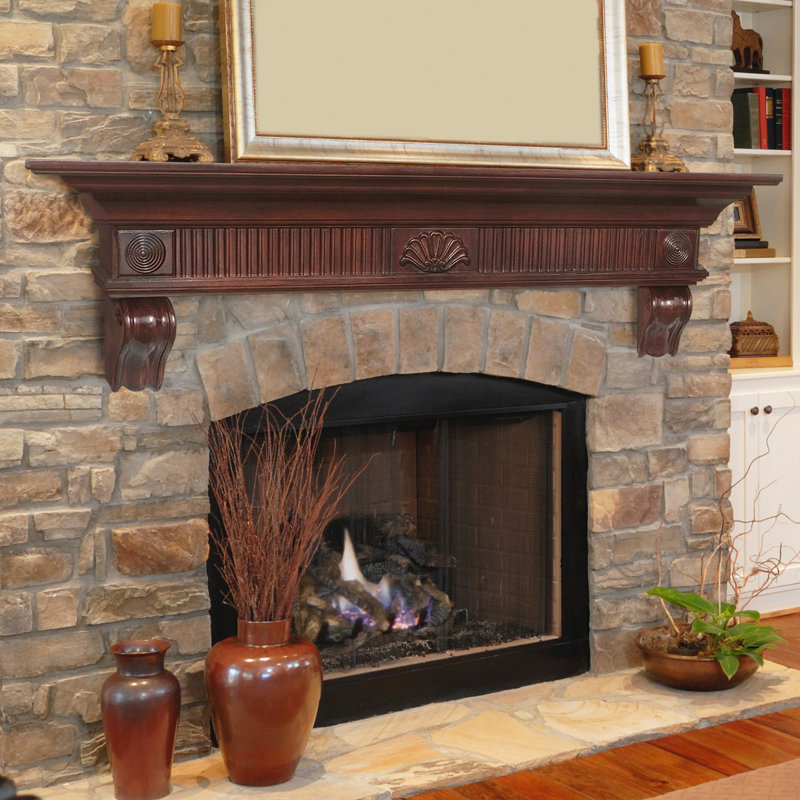 Pearl Mantels The Devonshire Fireplace Shelf Mantel Reviews