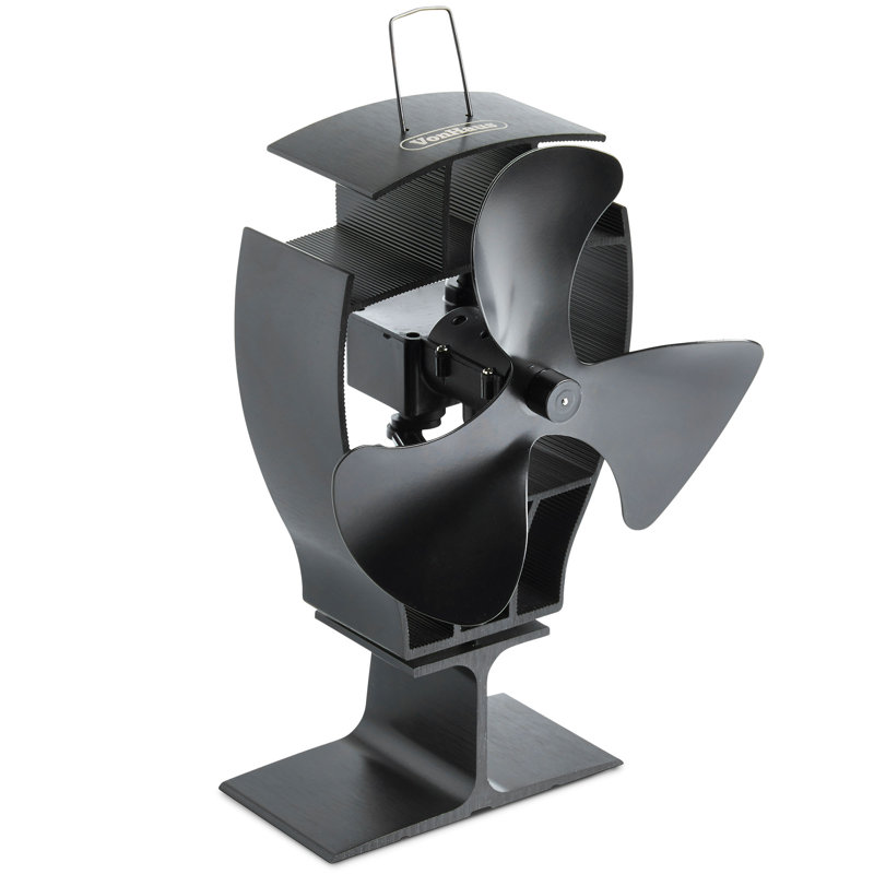 VonHaus Heat Powered 3 Blade Oscillating Wood Stove Fan & Reviews Wayfair