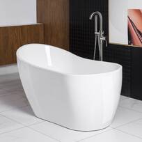 Akdy 63 X 26 Freestanding Soaking Bathtub Reviews Wayfair