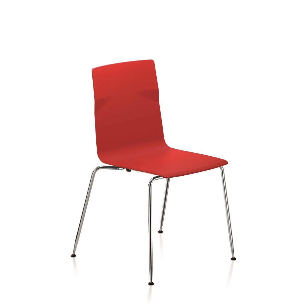 Dining chair red
