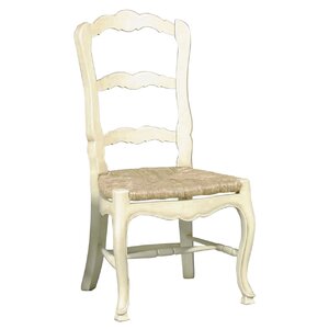French Country Ladderback Solid Wood Dining Chair (Set of 2)