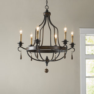 Best Coningsby 6-Light Chandelier By Birch Lane™ Ceiling Lights Coningsby 6-Light Chandelier By Birch Lane™ Ceiling Lights