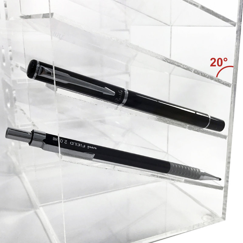 Rebrilliant Cannella Acrylic Six Shelf Office Supply Organizer