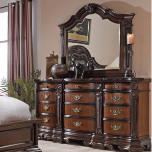Murtagh 12 Drawer Dresser with Mirror by Astoria Grand