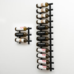 circular wall mounted wine rack