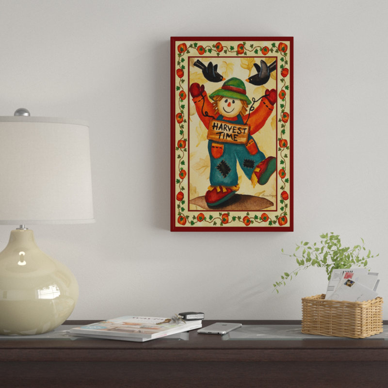 The Holiday Aisle Scarecrow Black Birds Acrylic Painting Print