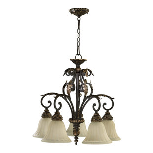 Go to store & view more images Ancram 5-Light Shaded Chandelier by Astoria Grand