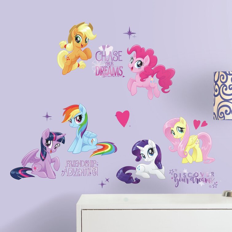 Room Mates My Little Pony The Movie Peel And Stick Wall Decals Reviews Wayfair