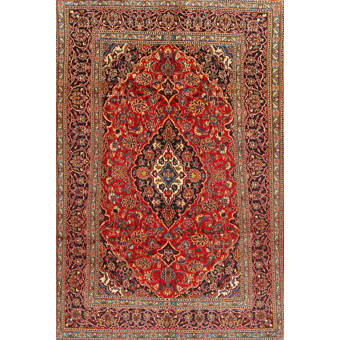 Isabelline Runner Hurtsboro Oriental Handmade Tufted Wool Red Beige Area Rug Wayfair