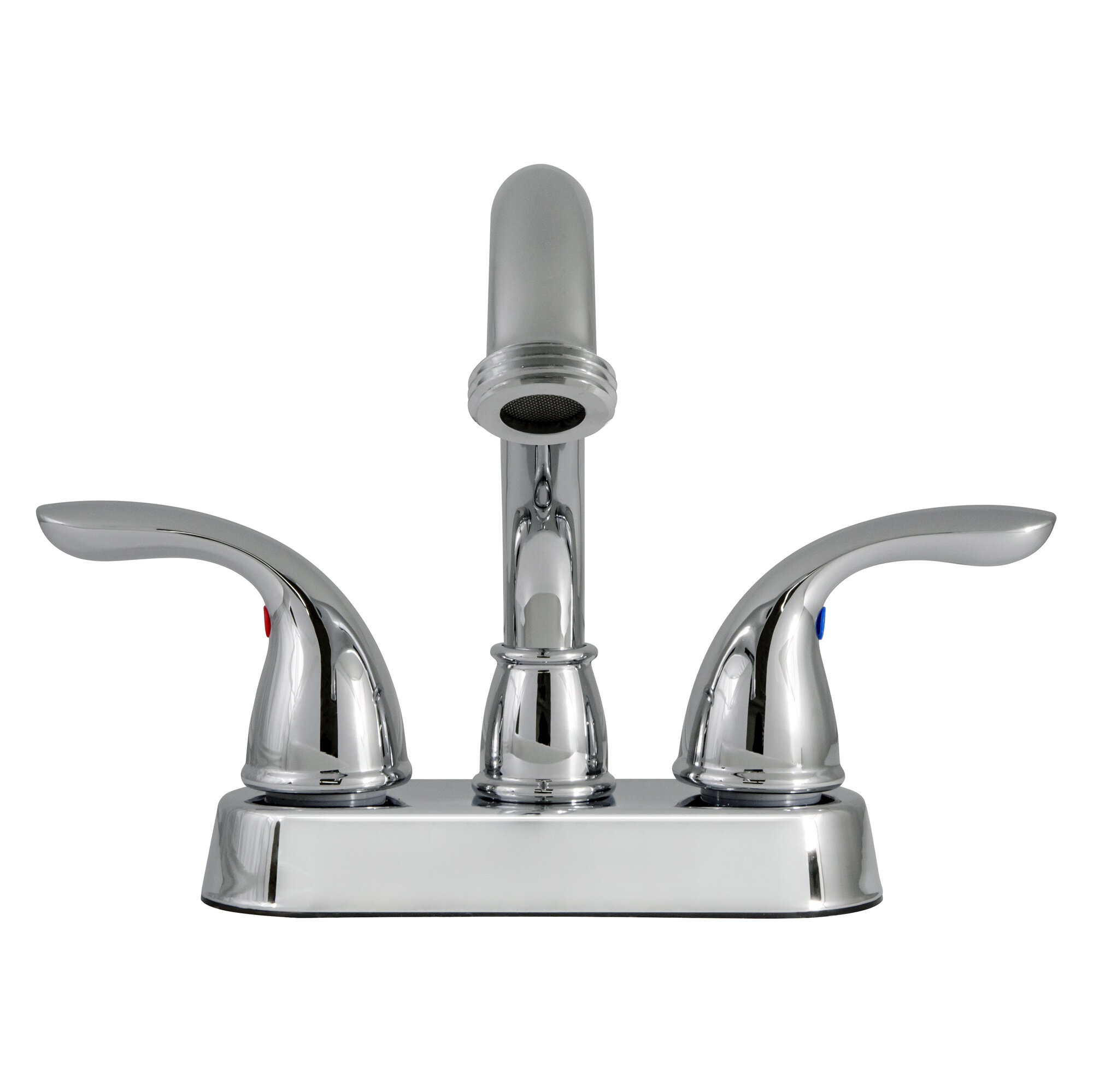 2-handle Laundry Utility Sink Faucet Brass Body Zinc Handles Satin Nickel Finish for sale online