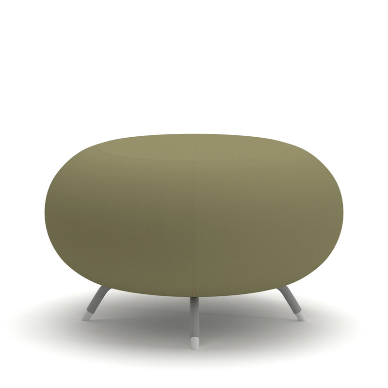 Pebble Scalloped Ottoman