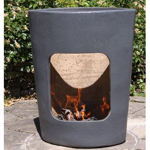 Clay Charcoal/Wood Burning Fire Pit By Gardeco