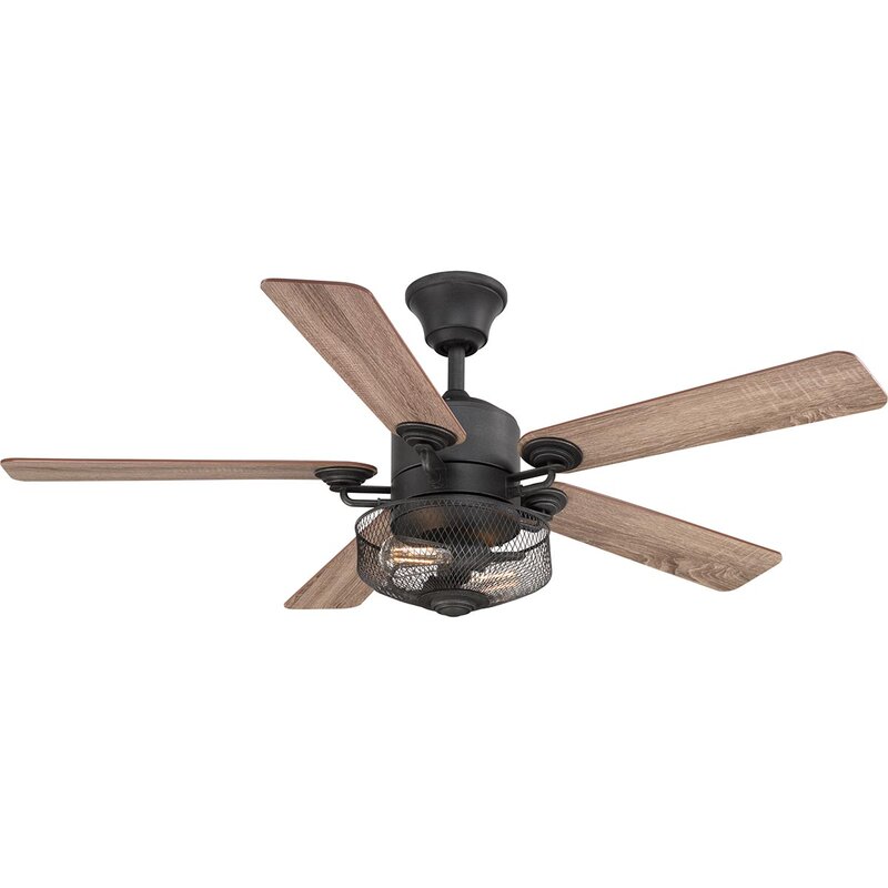 54 Clauson 5 Blade Ceiling Fan With Remote Light Kit Included
