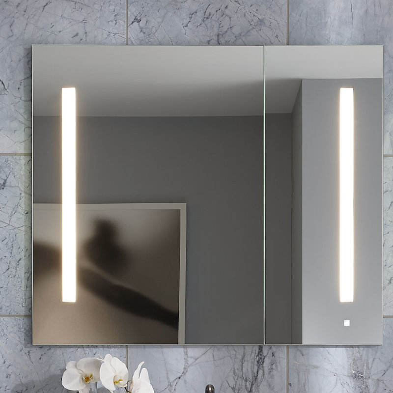 Robern Aio Recessed Frameless Medicine Cabinet With 6 Adjule Robern Aio Recessed Frameless Medicine