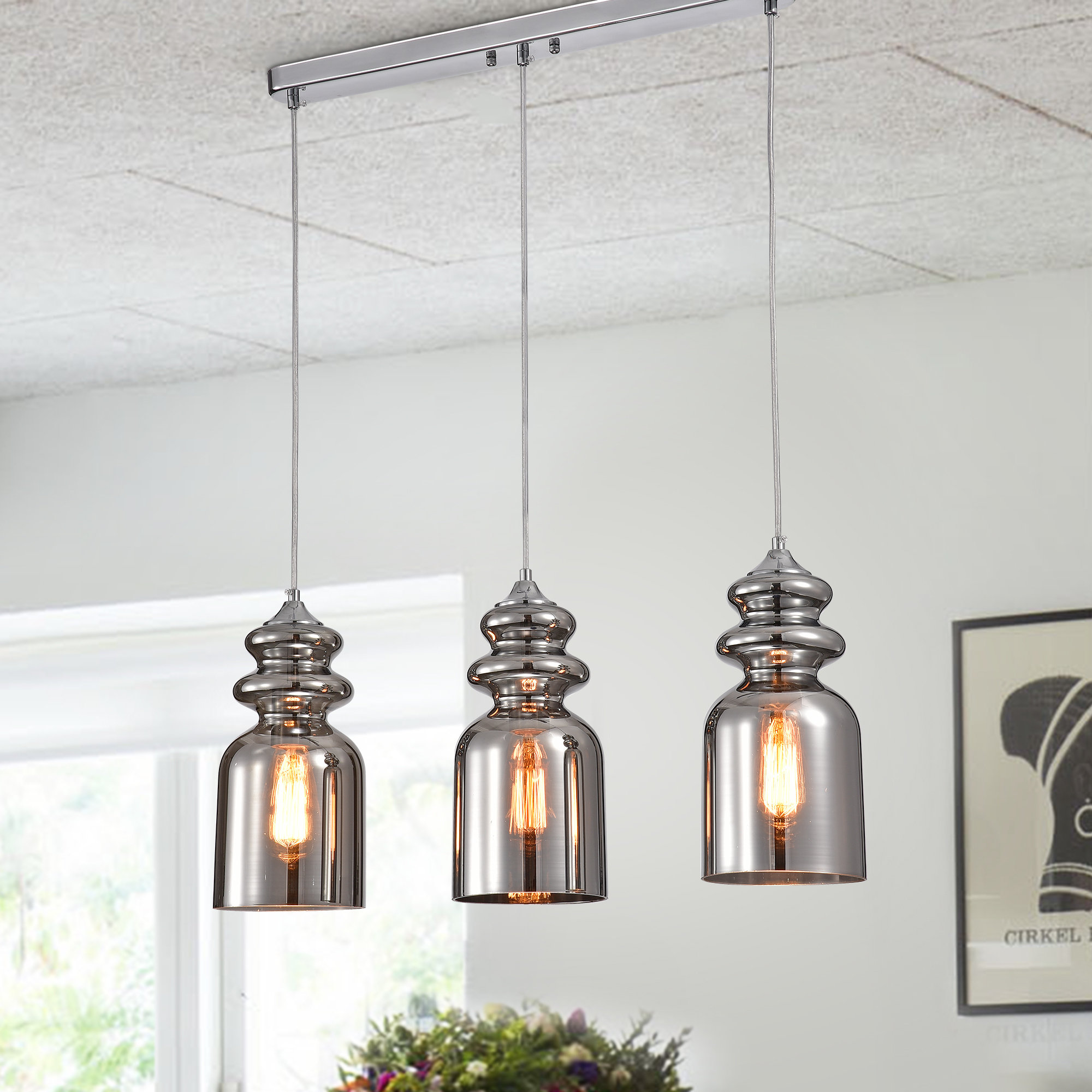 Waite 3 Light Kitchen Island Pendant Waite 3 Light Kitchen Island Pendant