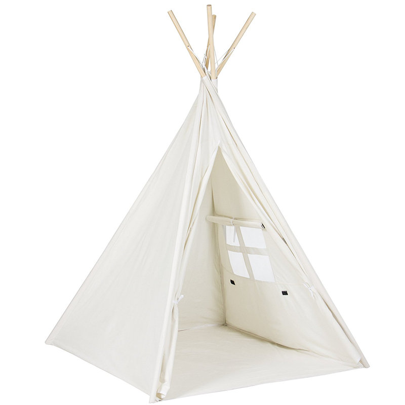 Children Indoor/Outdoor Cotton & Canvas Triangular Play Tent