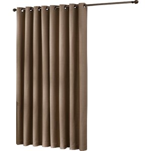 Solid Blackout Grommet Single Curtain Panel