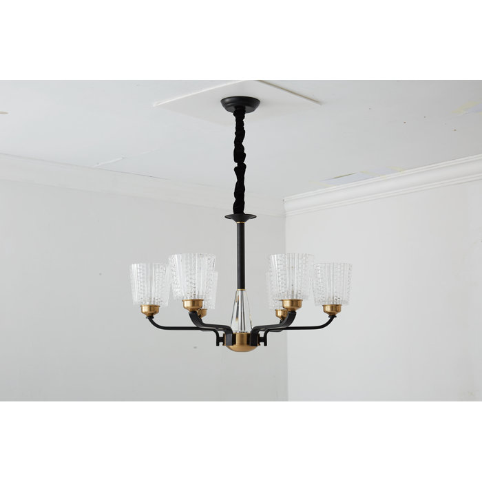 Otis 6 Light Shaded Chandelier Otis 6 Light Shaded Chandelier