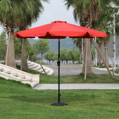 Lakin 9 Drape Umbrella Darby Home Co