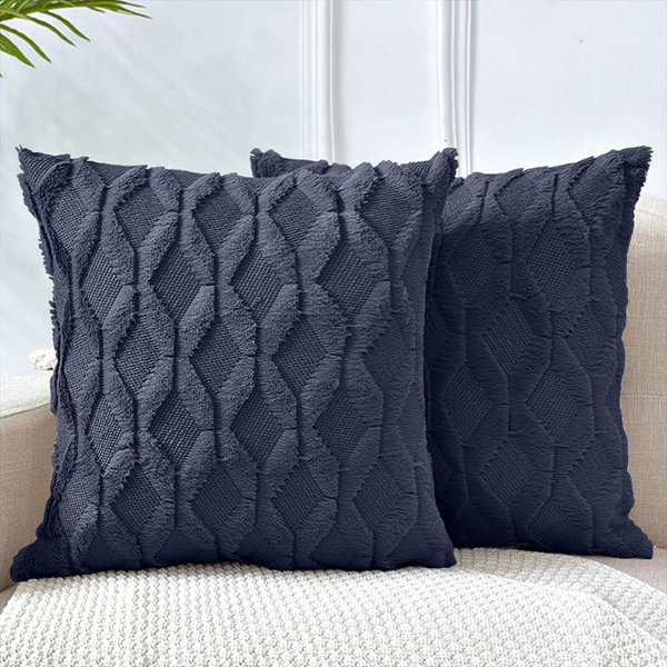 Plain Beige Sand Grainy Textured Cushion Covers 18x18" 