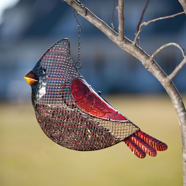 Evergreen Enterprises Inc Cardinal Seed Decorative Bird Feeder