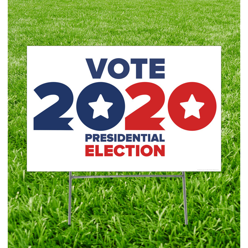 Advanced Graphics Presidential Election 2020 Vote Yard Sign Cardboard Standup Wayfair