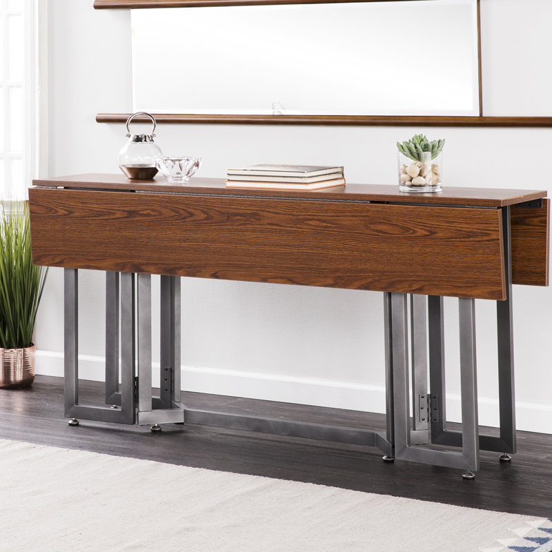 Eleanora Drop Leaf Console To Dining Table