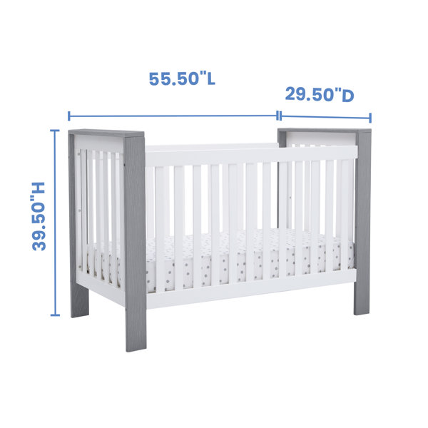 delta crib dimensions