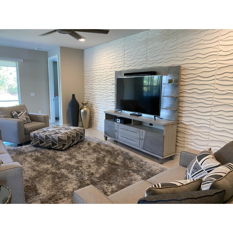 Art3d 24 6 X 31 5 Plant Fiber Wall Paneling In Primitive White