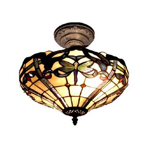 tiffany ceiling light flush mount