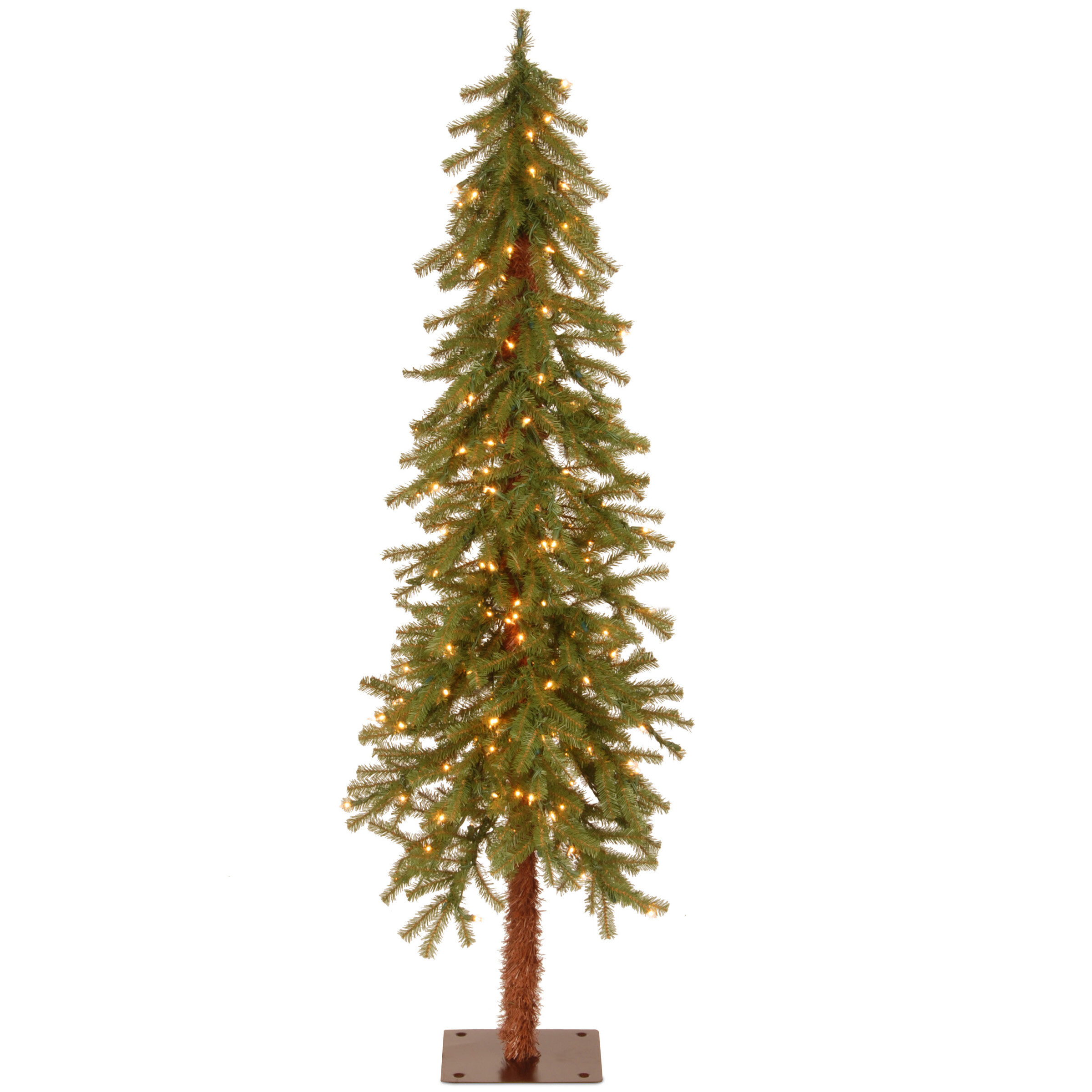 Steelside™ Lighted Artificial Cedar Christmas Tree & Reviews | Wayfair