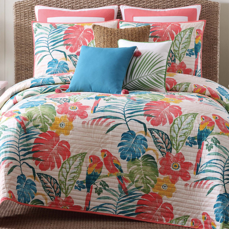 Beachcrest Home Tropical Paradise 3 Piece Comforter Set Reviews