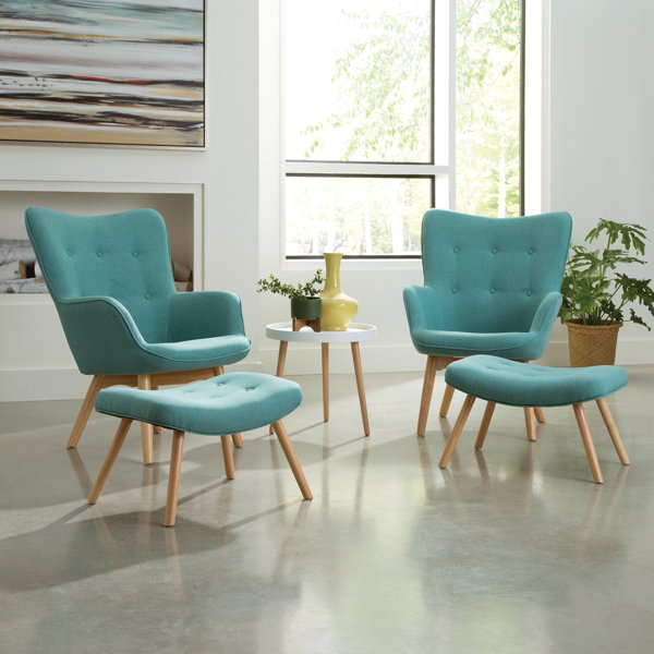 Blue Mid Century Modern Chair Wayfair