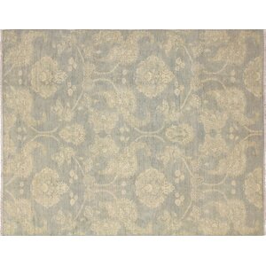 One-of-a-Kind Vintondale Hand-Knotted Wool Gray/Beige Area Rug