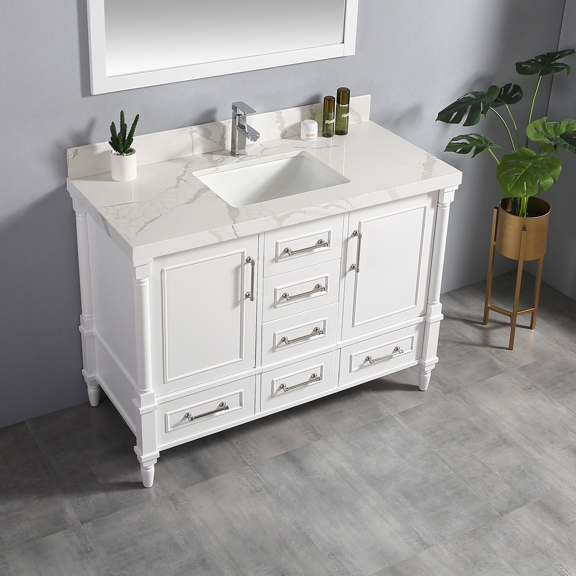 Longshore Tides Mucha 48 Single Bathroom Vanity Wayfair