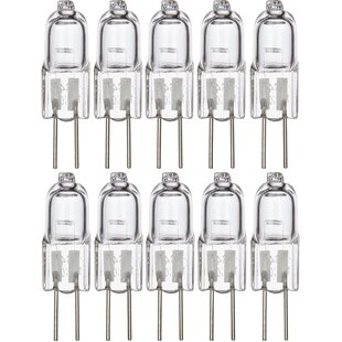 10 X G4 20W Watt 12V Halogen Tungsten 2 pin Light Capsule Lamp Bulb Base 