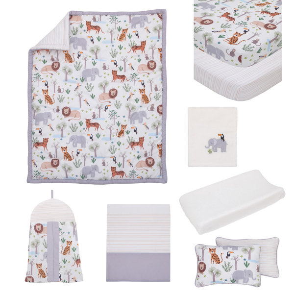 skull crib bedding