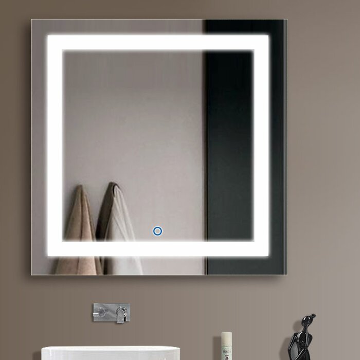 novack modern & contemporary lighted bathroom/vanity mirror