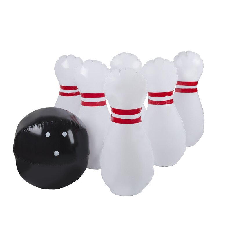 inflatable bowling set target