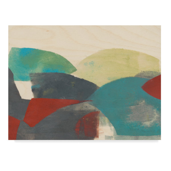 East Urban Home Ship Shape I Acrylic Painting Print On Wrapped