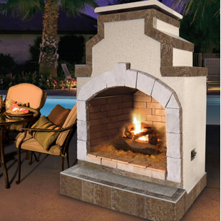 Gas Outdoor Fireplace Table Wayfair Ca