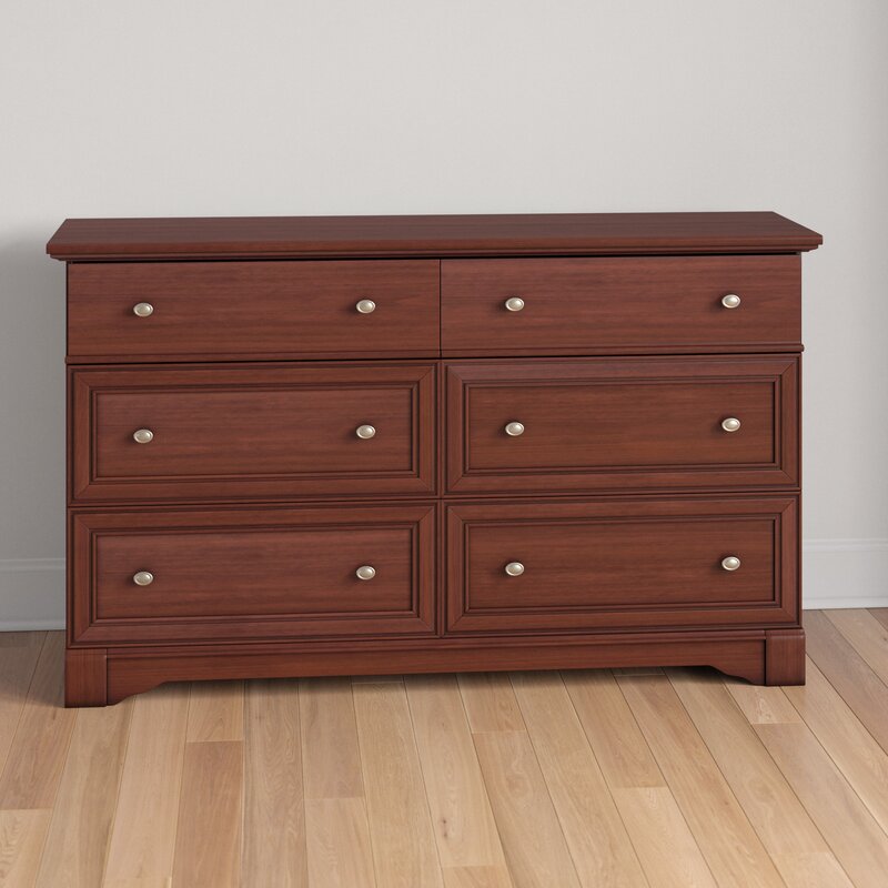 Three Posts Walworth 6 Drawer Double Dresser Reviews Wayfair