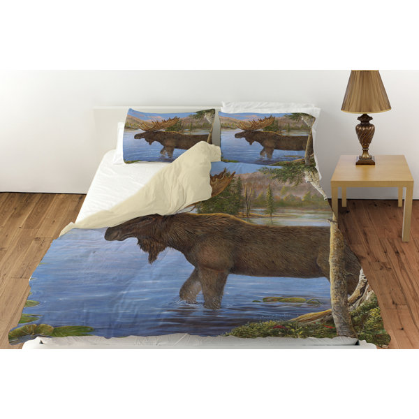 Moose Duvet Cover Wayfair
