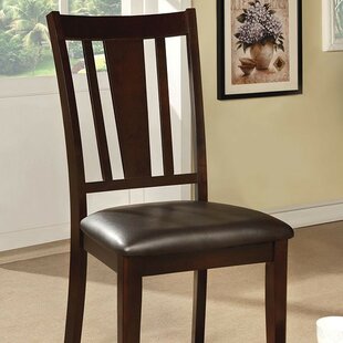 Hertford Side Chair In Dark Cherry/Brown (Set Of 2) By Charlton Home