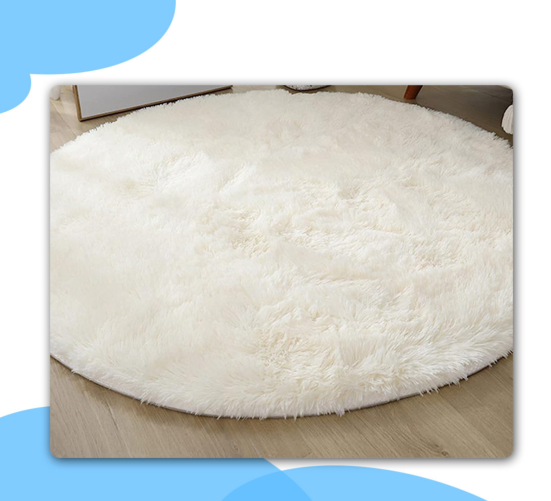 Mercer41 Hoskinson Machine Braided Polyurethane White Rug Wayfair