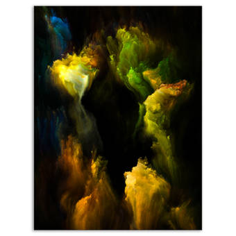 Designart Yellow Stone Pool Panorama Photographic Print On Wrapped Canvas Wayfair