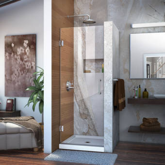 Glass Warehouse 78 H Frameless Fixed Glass Panel Reviews Wayfair
