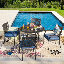 Umbrella Hole Patio Dining Sets You Ll Love In 2021 Wayfair
