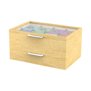 Tea Accessories Wood Tea Bag And Accessory Holder